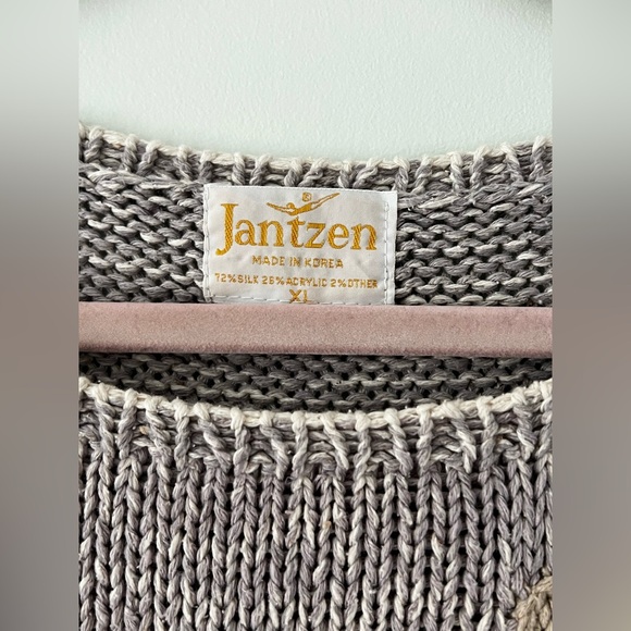 Vintage 80s Jantzen Sport Arctic Polar Bear Moose Vest - Picture 3 of 4